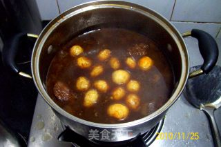 【金牛铁哥】---《牛肉烤虾卤雀卵》的做法步骤：9