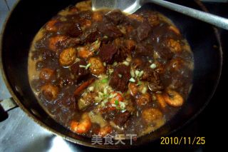 【金牛铁哥】---《牛肉烤虾卤雀卵》的做法步骤：9