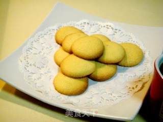 香草蛋黄小酥饼的做法步骤：2