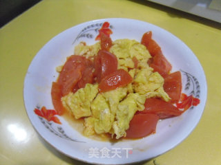 鸡蛋炒柿子的做法