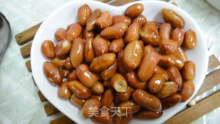 酸甜花生米的做法步骤：2