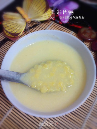 玉米片粥的做法