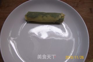 荠菜鲜肉百叶包的做法步骤：2