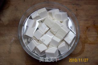 麻辣肉末烧豆腐的做法步骤：6