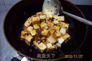 麻辣肉末烧豆腐的做法步骤：6