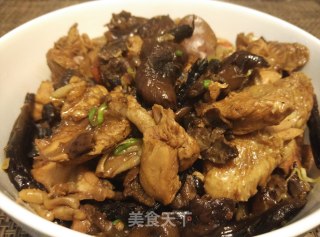 小鸡炖蘑菇的做法