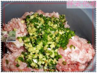 老鲁家的传统菜——鸭蛋黄狮子头的做法步骤：3