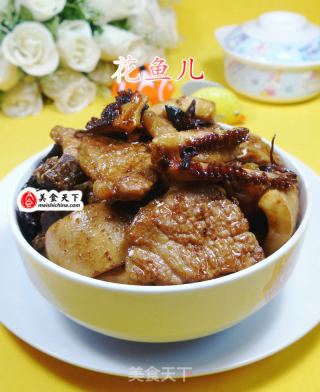 墨鱼鲞烧大排的做法
