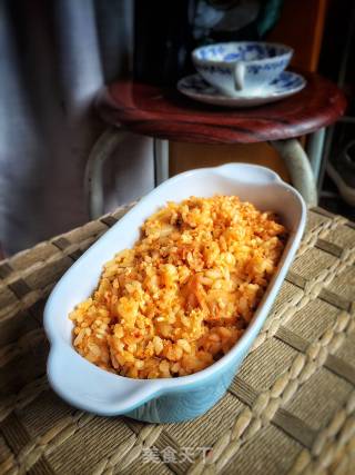 韩式泡菜炒饭，超简单的快手午餐的做法