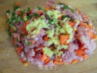 茶树菇鲜肉包的做法步骤：3