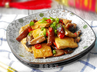 农家煎豆腐的做法