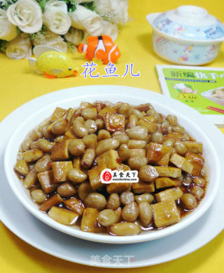 香干炒花生米的做法