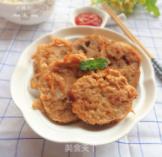 炸藕夹的做法