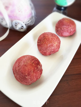 红曲豆沙酥的做法