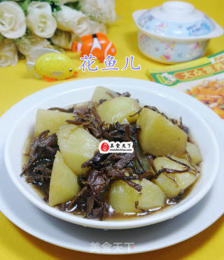 笋干菜煮土豆的做法