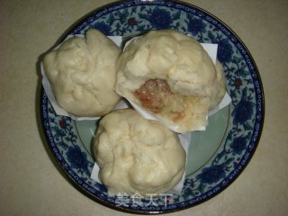 鲜菜肉包的做法步骤：2