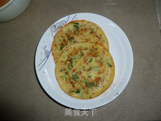 营养早餐——蔬菜蛋饼的做法步骤：2