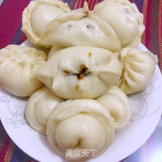 黑芝麻红糖包的做法