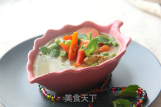 绿咖喱鸡的做法
