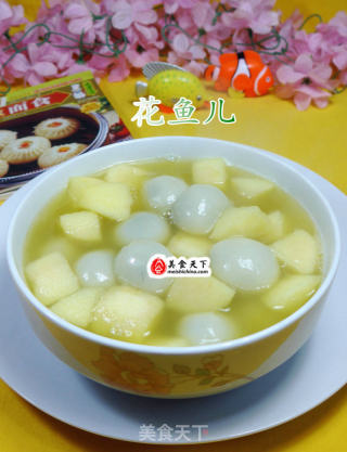 苹果煮汤圆