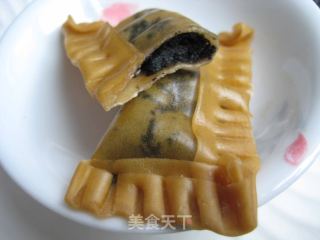黑芝麻蒸饺的做法步骤：3