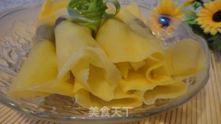 第一次发帖---春饼皮卷的做法步骤：2