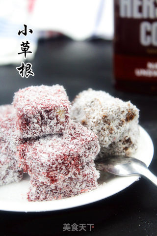 澳洲莱明顿蛋糕的做法