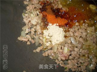家常肉末豆腐的做法步骤：2