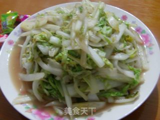 酸滑啤酒白菜的做法步骤：2