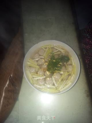 水汆丸子的做法