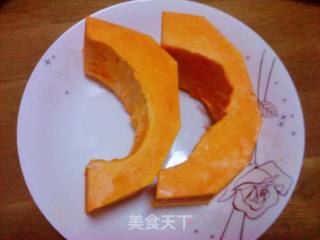 微波南瓜的做法步骤：3