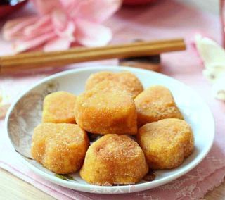 情人节吃货们的福利——爱心南瓜饼的做法