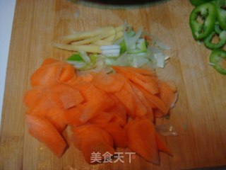 素炒蘑茹的做法步骤：2