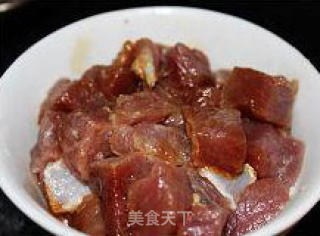 菇香栗子卤肉饭的做法步骤：4