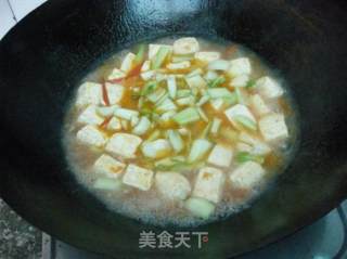 青菜炖豆腐的做法步骤：2