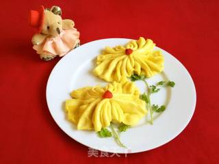 菊花馒头的做法
