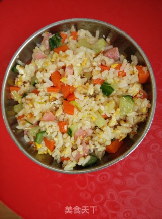 五彩炒饭