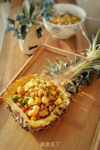 泰式鲜虾咖喱菠萝饭的做法
