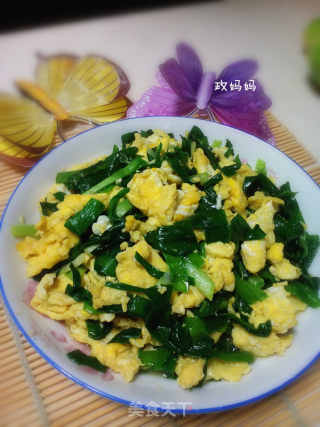 韭菜炒山鸡蛋的做法