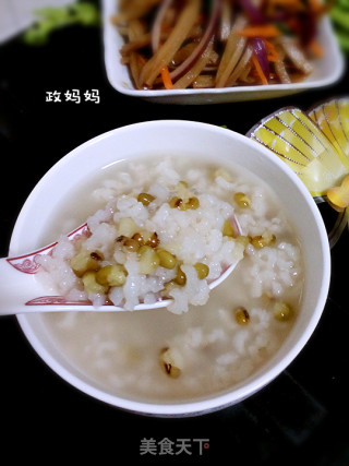 大米绿豆粥的做法