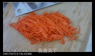 胡萝卜煎蛋的做法步骤：2