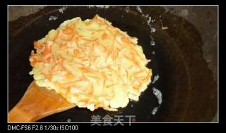 胡萝卜煎蛋的做法步骤：2