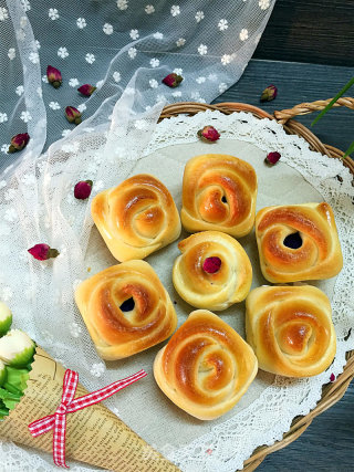 玫瑰花小餐包的做法