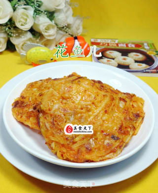 鸡蛋泡菜土豆丝饼的做法