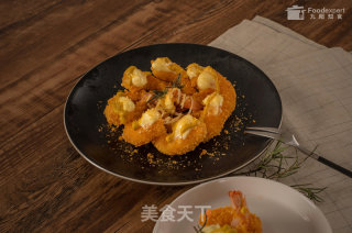 芥末虾球——九阳知食的做法