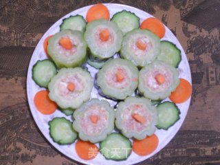 香煎苦瓜墩的做法步骤：2