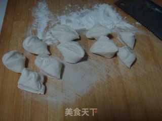 煎饺水饺的做法步骤：2