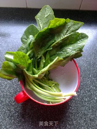 中式营养早餐（薯香燕麦粥and菠菜芝麻饼）的做法步骤：6