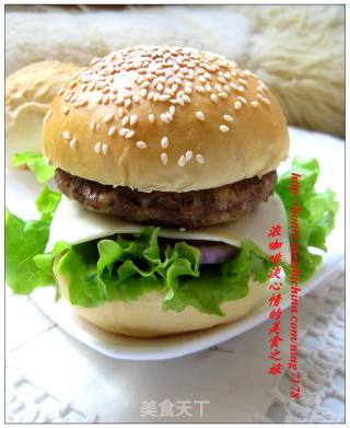 黑椒猪肉堡的做法步骤：2