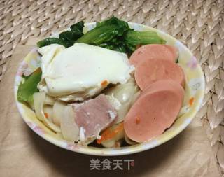 青菜汤面的做法